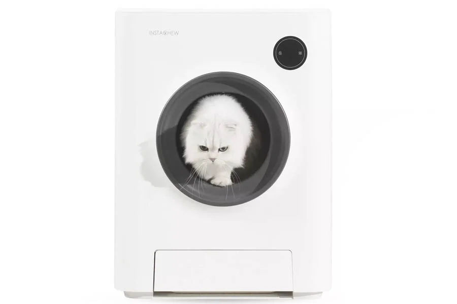 rotating cat litter box